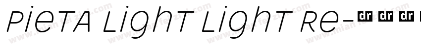 Pieta Light Light Re字体转换